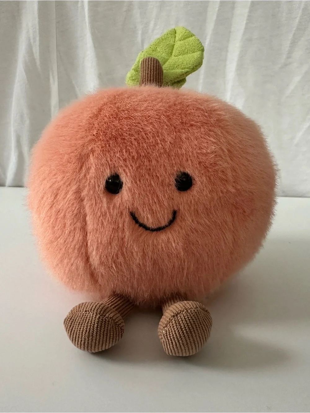 Jellycat Amuseables Peach Plush Toy | Brand New with Tags and Bag | Gift Ready